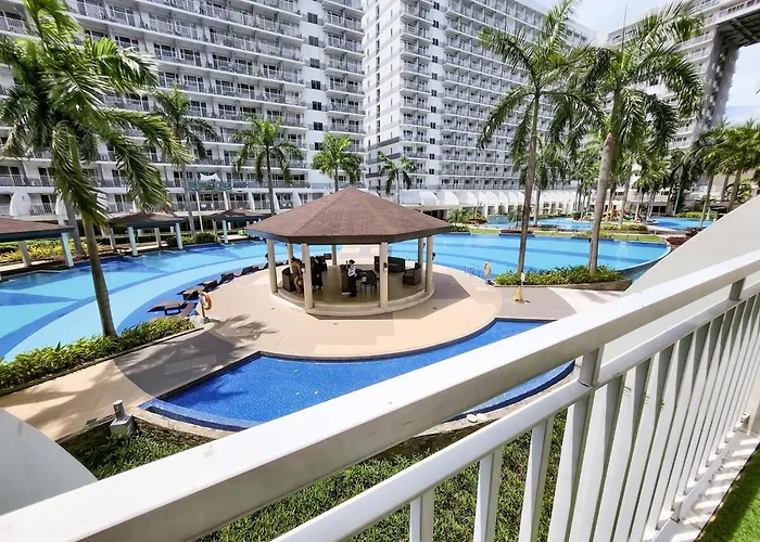 Amazing Poolside 1br Moa Netflix 100mbps Fiber 公寓 马尼拉
